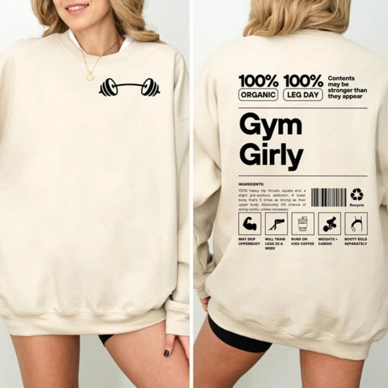 Kyra cozy gym sweatshirt